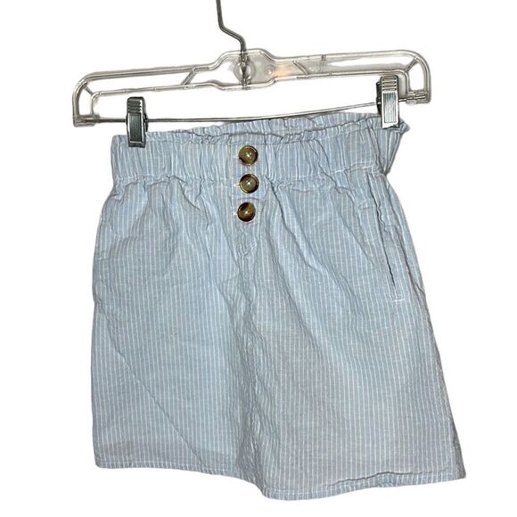 Urban Outfitters Blue/White Stripe Mini Skirt. Size XS. - Picture 1 of 6